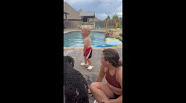 Boy Pulls Amphibious Friend Out of His Swim Trucks
