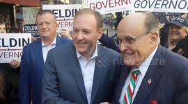 File Footage: Interview with Rudy Giuliani in New York, NY, USA