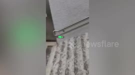 Flood rages through subway in Hong Kong