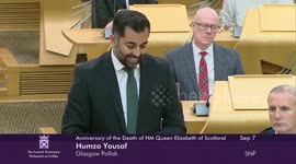 Scottish political leaders pay tribute to Queen Elizabeth II on the first anniversary of her death
