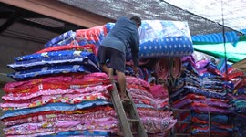 Overloaded truck spotted 'cushioning' route to Singapore from famous Thai market