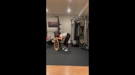 Balance Board Fail Causes Whiplash
