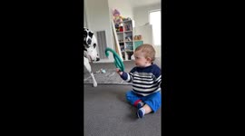 Boy's Laughter Is Extremely Contagious