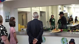 Sadiq Khan comments on crumbling concrete crisis during school visit in London, UK