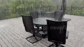 US: Severe Thunderstorms Bring Heavy Rains, Intense Hail To Northern Virginia