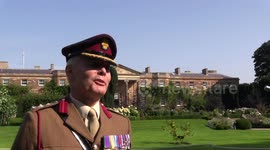 The Anniversary of The King's Accession Is Marked at Hillsborough Castle, Ireland