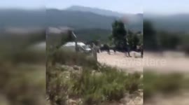 5 dead, 25 injured after truck crashes into mourners in S. Türkiye