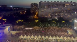 Fans arrive at the Stade de Marseille, France for England v Argentina