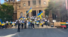 Stand with Ukraine rally in Sydney, Australia