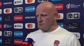 Dan Cole, Maro Itoje and Alex Mitchell react to England World Cup win over Argentina