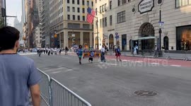 Labor Day Parade and March in New York, NY, USA