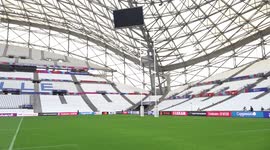 Views inside the Stade de Marseille before England face Argentina in France