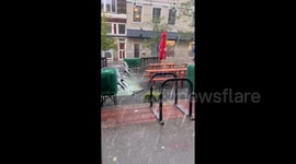 US: Severe Thunderstorms Lash Northeast With Flooding And Hail