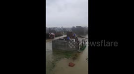 India: Flash Flooding Hits Barabanki After Incessant Heavy Rainfall