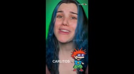 Makeup artist brushes herself into becoming Calitos from Rugrats *Character Makeup*