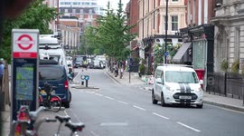 Van believed to hold terror suspect Daniel Khalife arrives at Westminster Magistrates Court, London, UK