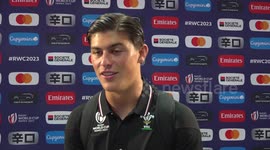 Rugby World Cup: Wales 32-26 Fiji – Louis Rees-Zammit reaction in Bordeaux, France