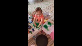 Kid Handprint Art