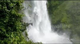 Waterfall from Mbeya Makete-Tanzania. Good weather