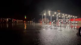Flash flooding strikes Texas town as severe storms hit the area