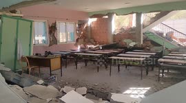 Morocco earthquake: School classrooms in ruins in rural mountain town