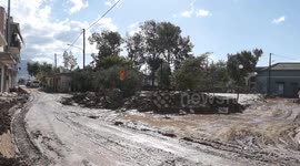 City Of Volos And Milina Village Hit By Record Rain And Flash Floods