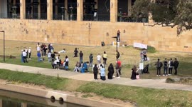 Leave Our Kids Alone 2.0 protest in Parramatta, NSW, Australia
