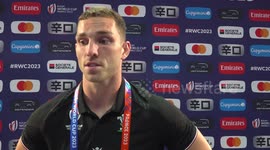 Rugby World Cup: Wales 32-26 Fiji – George North reaction in Bordeaux, France