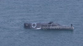 Testing of a mystery submersible craft at Portland in Dorset that is right out of a James Bond book.