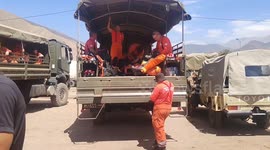 Fire and Rescue teams from UK arrive in Morocco