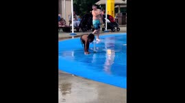 Boy Fails to Learn Lesson at Water Park