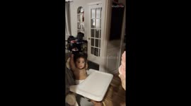 Curious toddler makes a FIRE-tastic memory on her first birthday