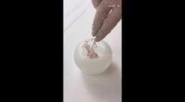Artist makes an amazing-looking candle holder with resin and flowers *Epoxy Art*