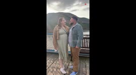 Woman is surprised with a simple yet intimate proposal from her boyfriend *Heartfelt*