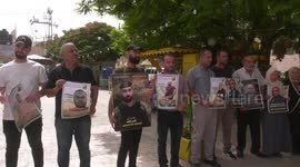 A stand in solidarity with the prisoners inside the occupation detention centers