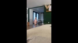 Precious 2 y/o girl's post-nap popsicle inquiry interrupted by a dang fly