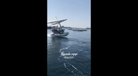 Boat On A Hang Glider