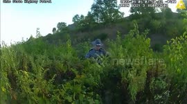 Officers Rescue Loose Piglet That Escaped Onto Busy Highway in Ross County, OH, USA