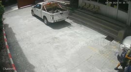 Dramatic moment Japanese tourist who carjacked police truck to escape jail is caught in hotel