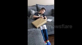 Hilarious joke or cruel prank? Boy who asked for MacBook given apple, macaroni and book by mum