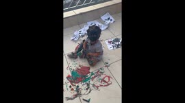 Daughter Makes a Mess With Gouache Paint