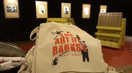 Cool store at The Art of Banksy show on Regent Street