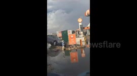 Spain: Brutal Winds, Intense Rain Hit Burriana In Castellón