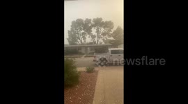 Vehicles damaged as marble-sized hail pelts town in Arizona