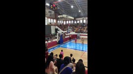 Basketball players spice up the game with funny backflip celebrations