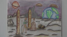 Egyptian teenager's artwork takes long journey to China's space station
