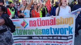 Hundreds of medical workers marched through London demanding higher pay