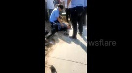 Bike-riding thieves' street rampage ends with dramatic police showdown