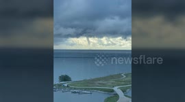 Waterspout on Lake Michigan