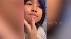Schoolgirl, 9, suffers bruised lips with DIY beauty hack to copy Kardashian-style plumpness